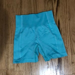 Gymshark Blue Bike Shorts